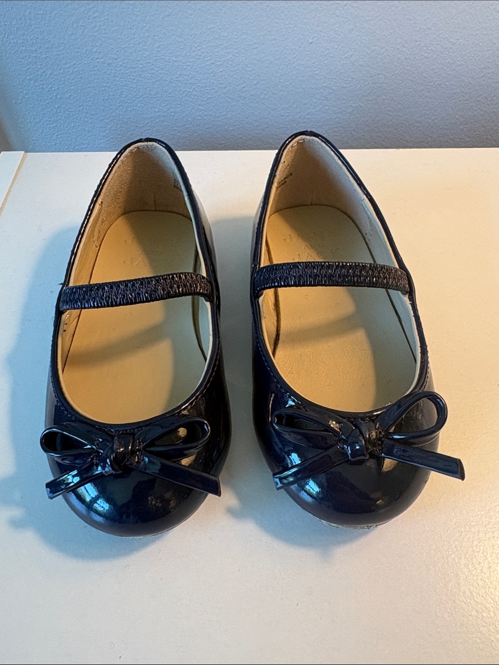 Janie & Jack navy ballet flats